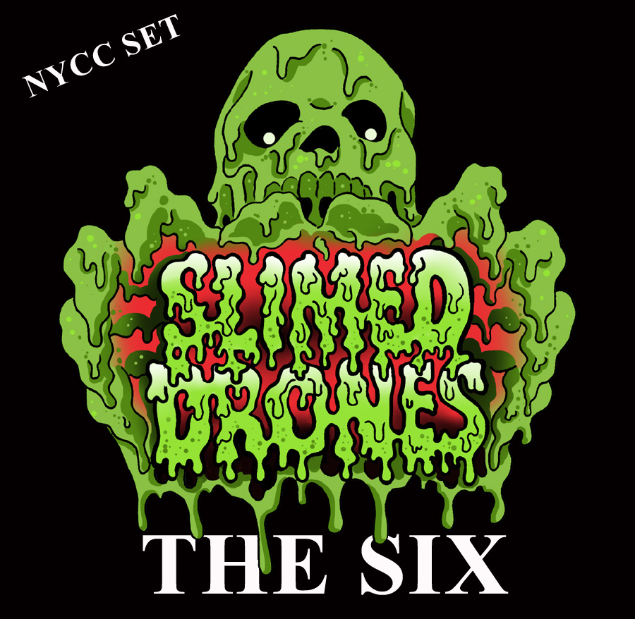 ROTU Slimed Drones THE SIX (6)! NYCC Six Figure Set