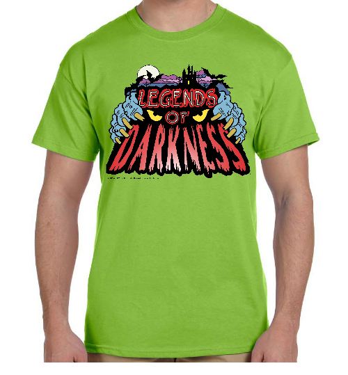 LEGENDS OF DARKNESS Logo print shirt - Faccone - Click Image to Close