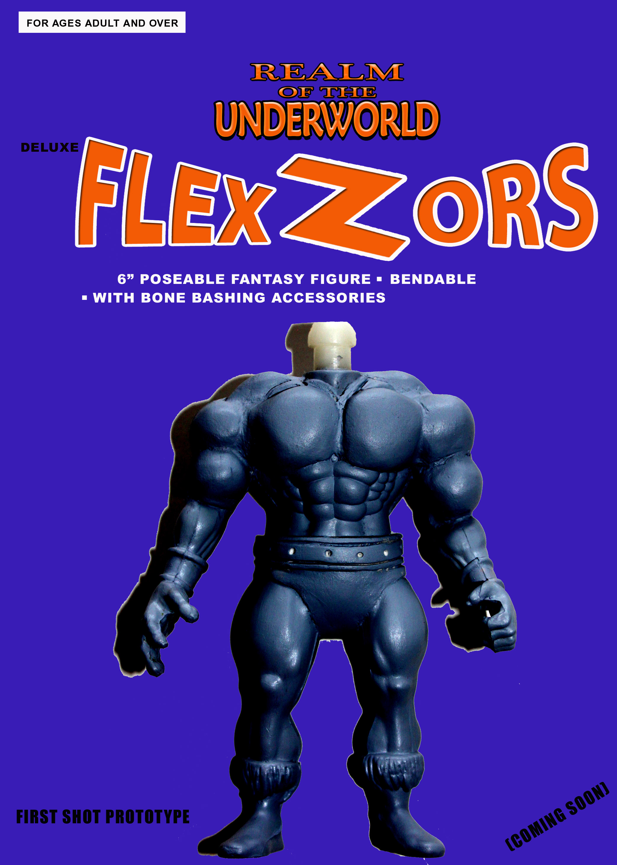 FLEXZOR Champion Of The Games Action Figure MOC - Click Image to Close
