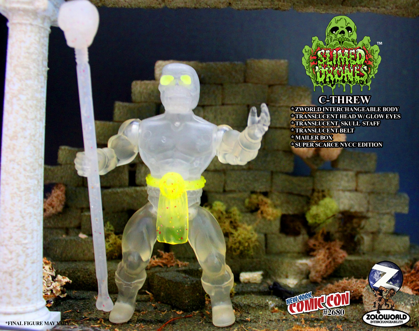 ROTU Slimed Drones THE SIX (6)! NYCC Six Figure Set - Click Image to Close