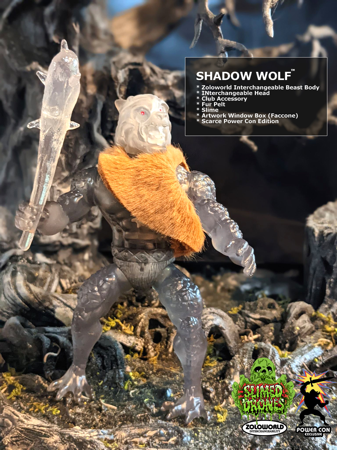 Slimed Drones Power Con X Shadow Wolf MIB LIMITED - Click Image to Close