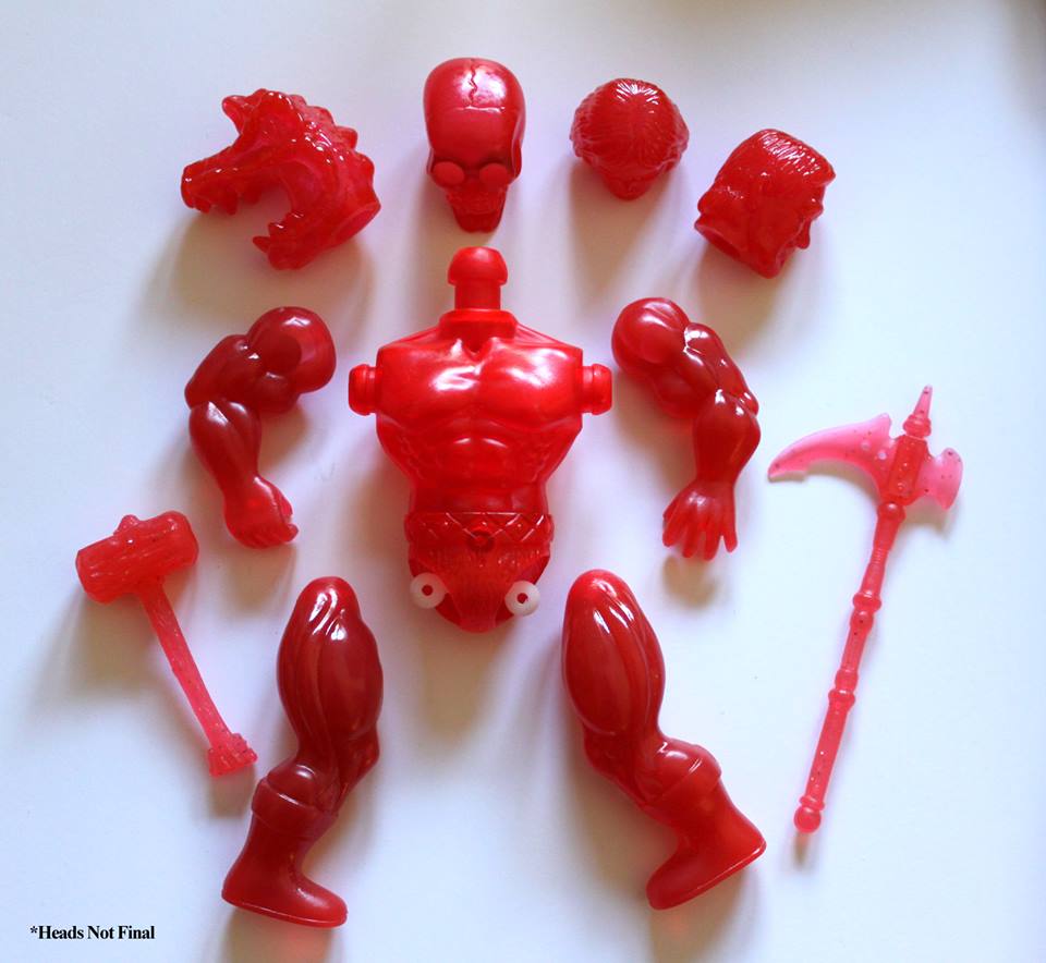Swamp Drone Red Illusion Slime Drones Action Figure