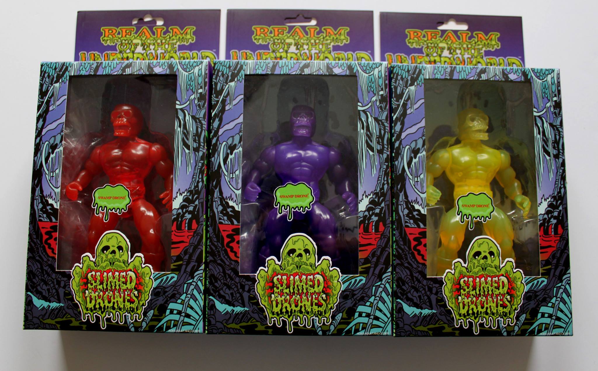 Swamp Drone Red Illusion Slime Drones Action Figure - Click Image to Close